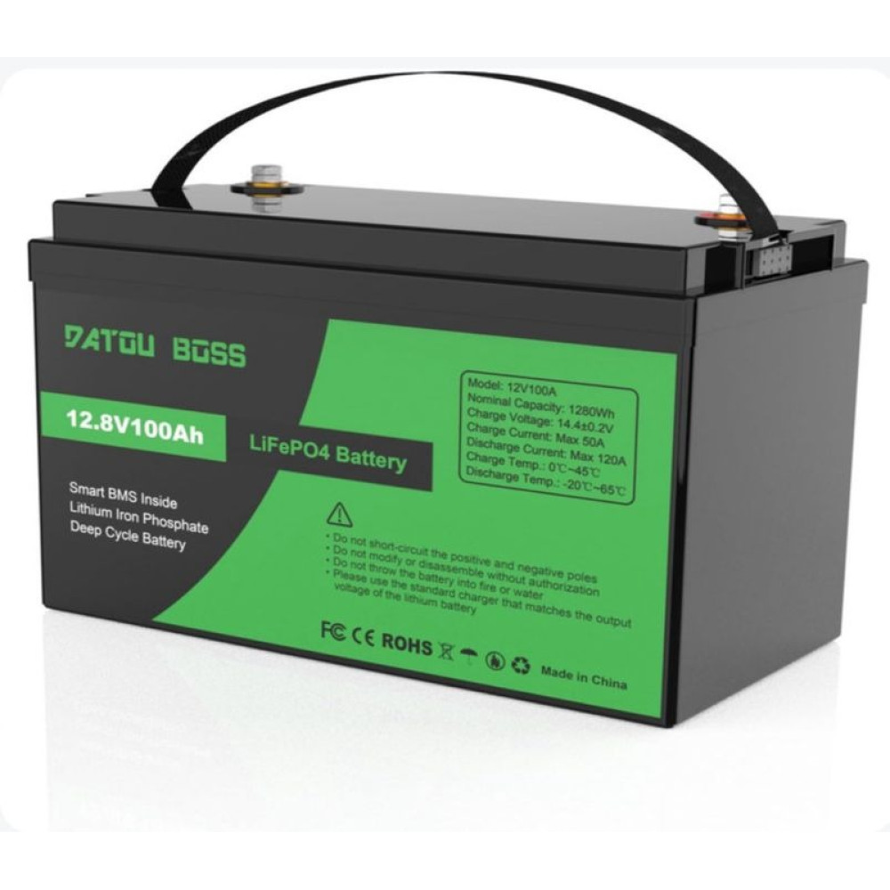 Аккумулятор LiFePO4 100Ah 12V BMS литий-железо-фосфатный Datou Boss 