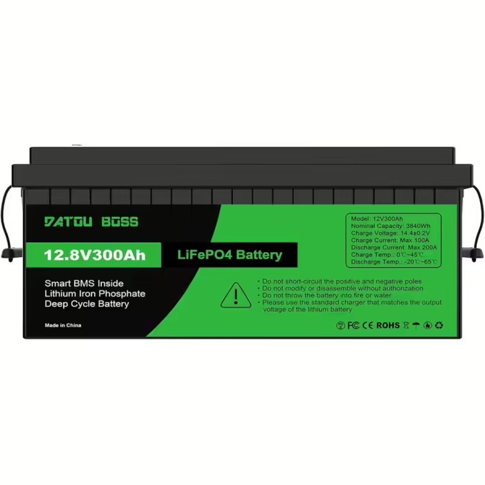 Аккумулятор LiFePO4 300Ah 12.8V BMS литий-железо-фосфатный Datou Boss 