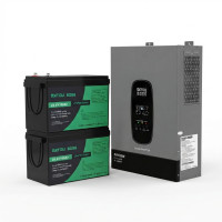 6.2 кВт Комплект автономного питания инвертор + 2 АКБ 24V 100Ah LiFePO4  DATOU BOSS