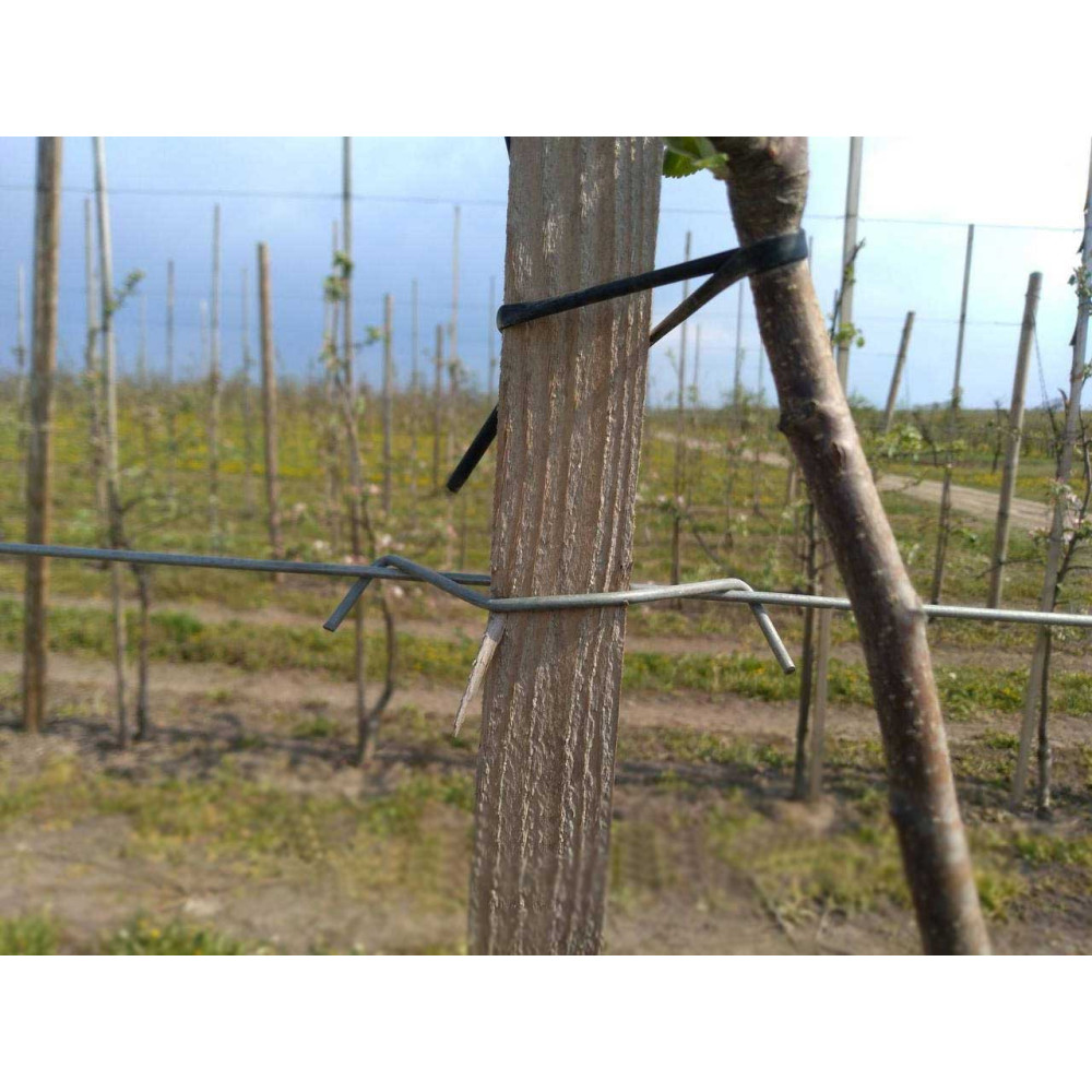 Скоба крепление для шпалер (100 шт.) 3 мм Буковинка