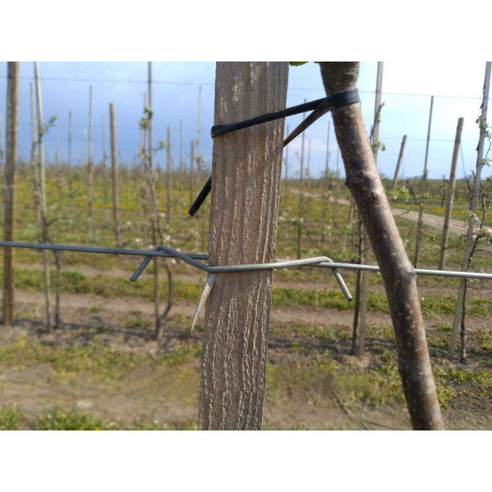 Скоба крепление для шпалер (100 шт.) 3 мм Буковинка