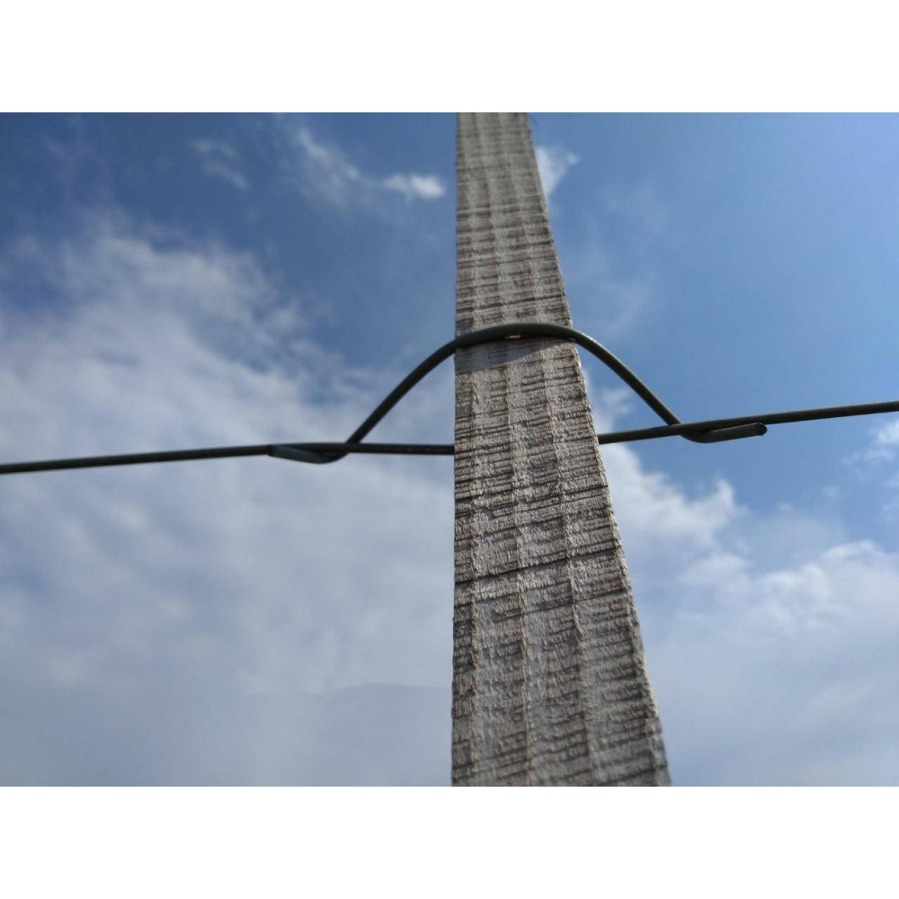 Скоба крепление для шпалер (100 шт.) 3 мм Буковинка