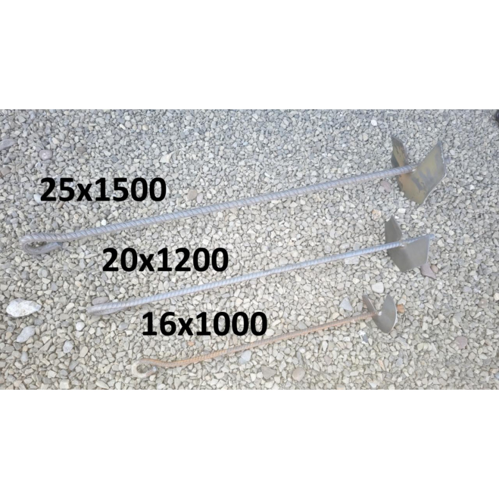 Садовый анкер 25×1500 мм для шпалеры
