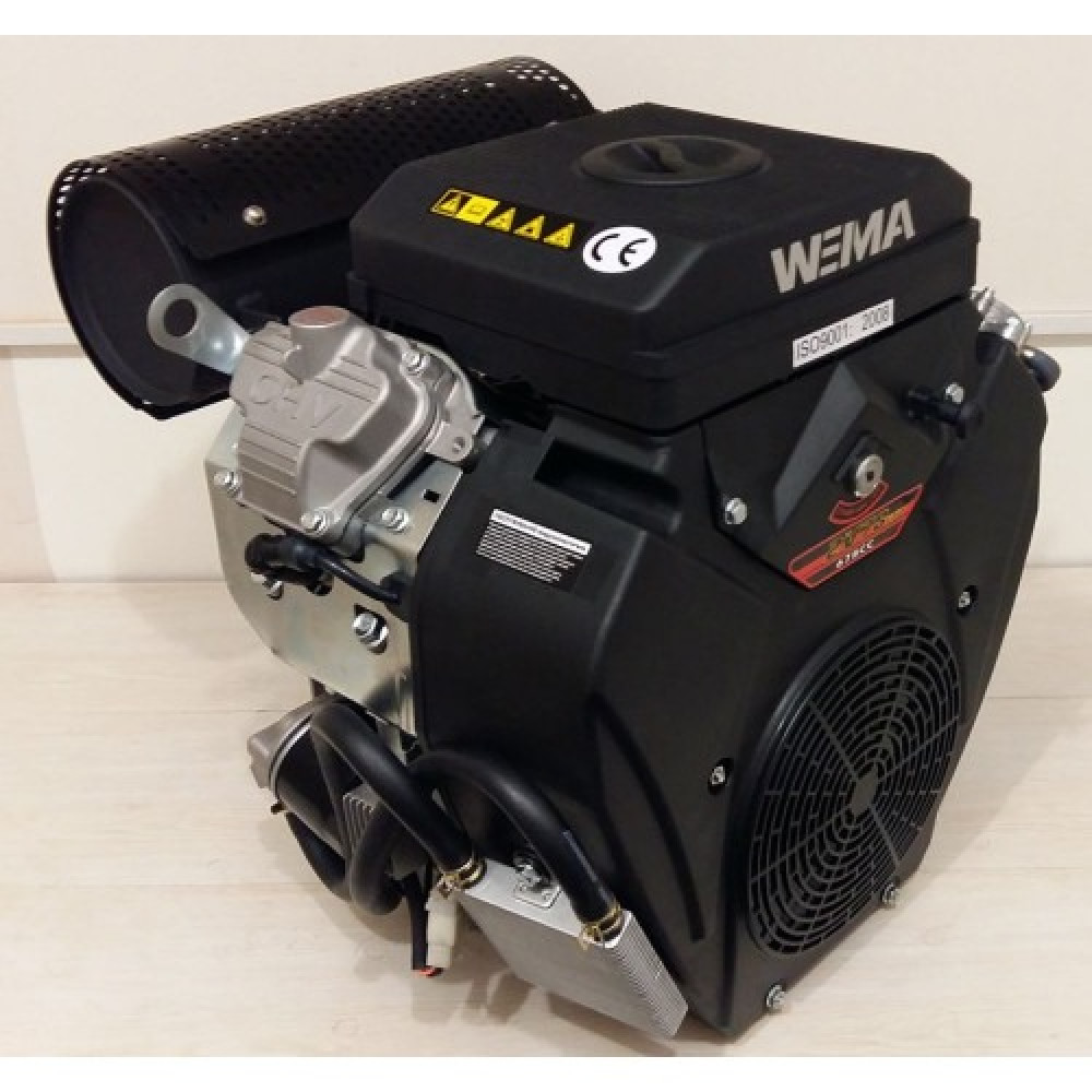 Двигатель двухцилиндровый 20 л.с бензиновый шпонка 25.4мм Weima WM2V78F