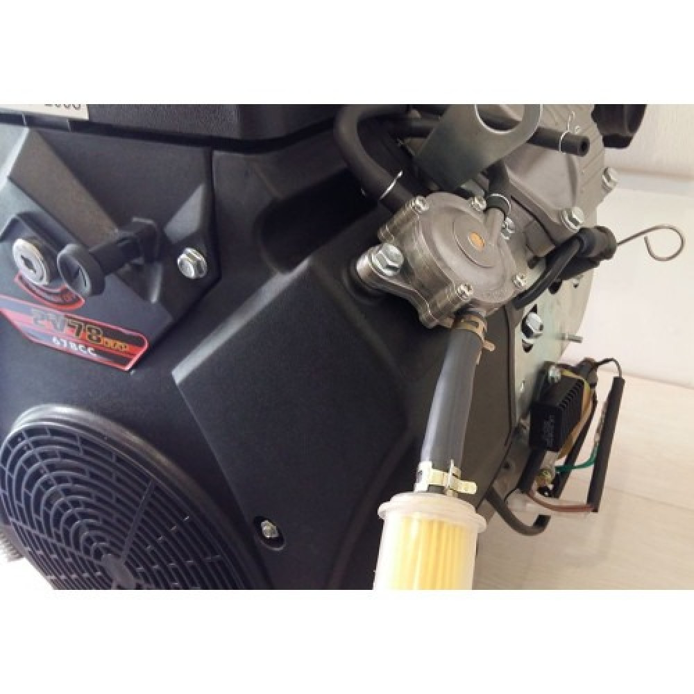 Двигатель двухцилиндровый 20 л.с бензиновый шпонка 25.4мм Weima WM2V78F