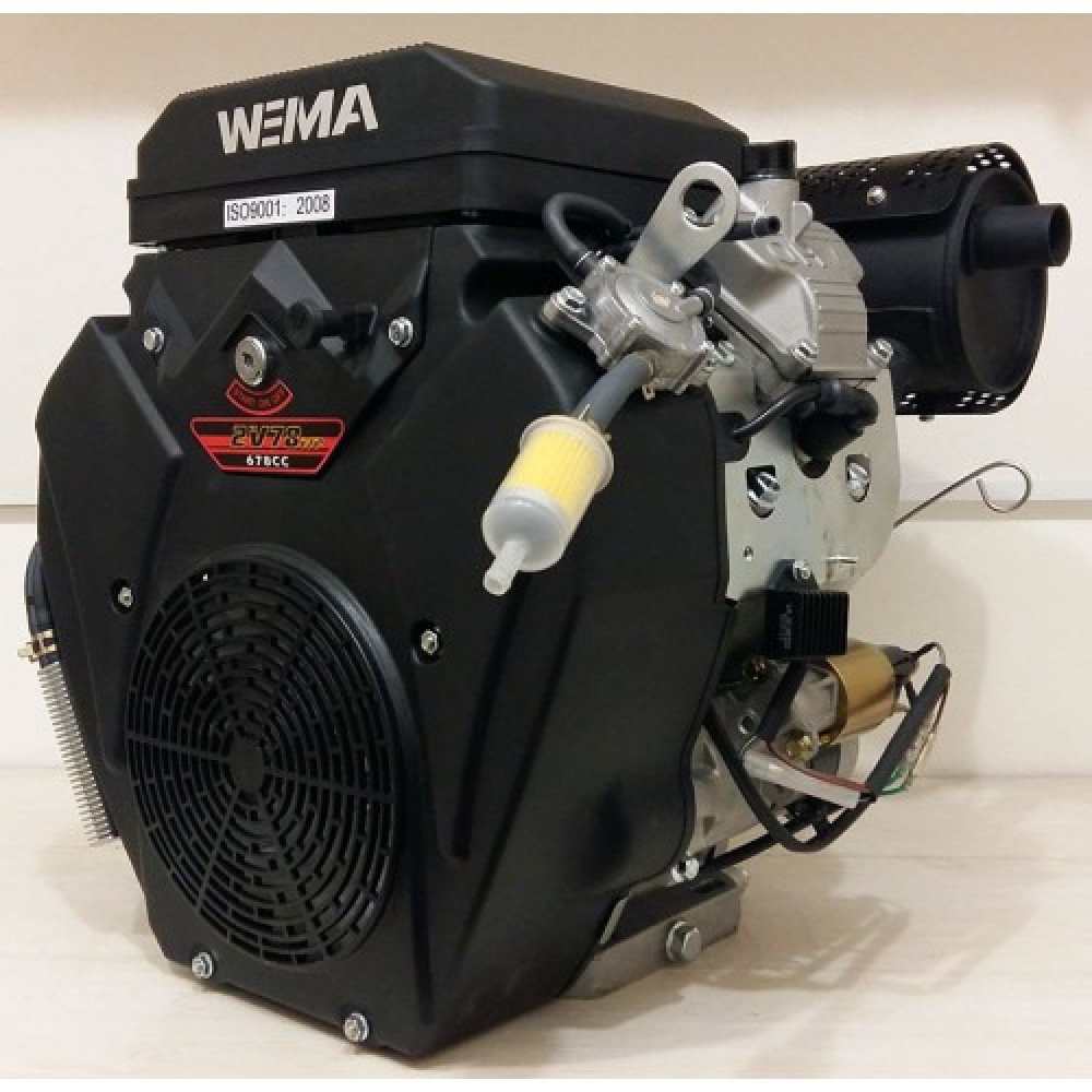 Двигатель двухцилиндровый 20 л.с бензиновый шпонка 25.4мм Weima WM2V78F