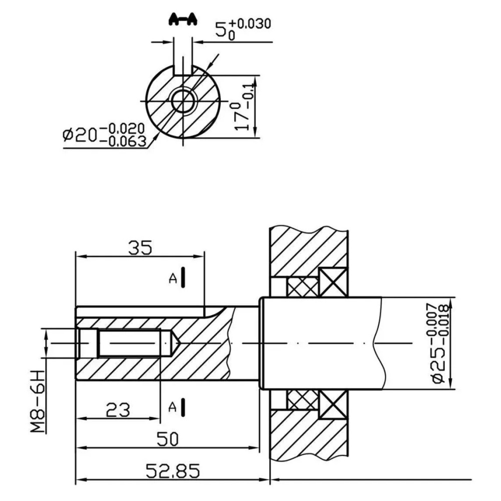 Двигатель с редуктором бензиновый 16 л.с., шпонка, 20 мм Weima WM190F-L