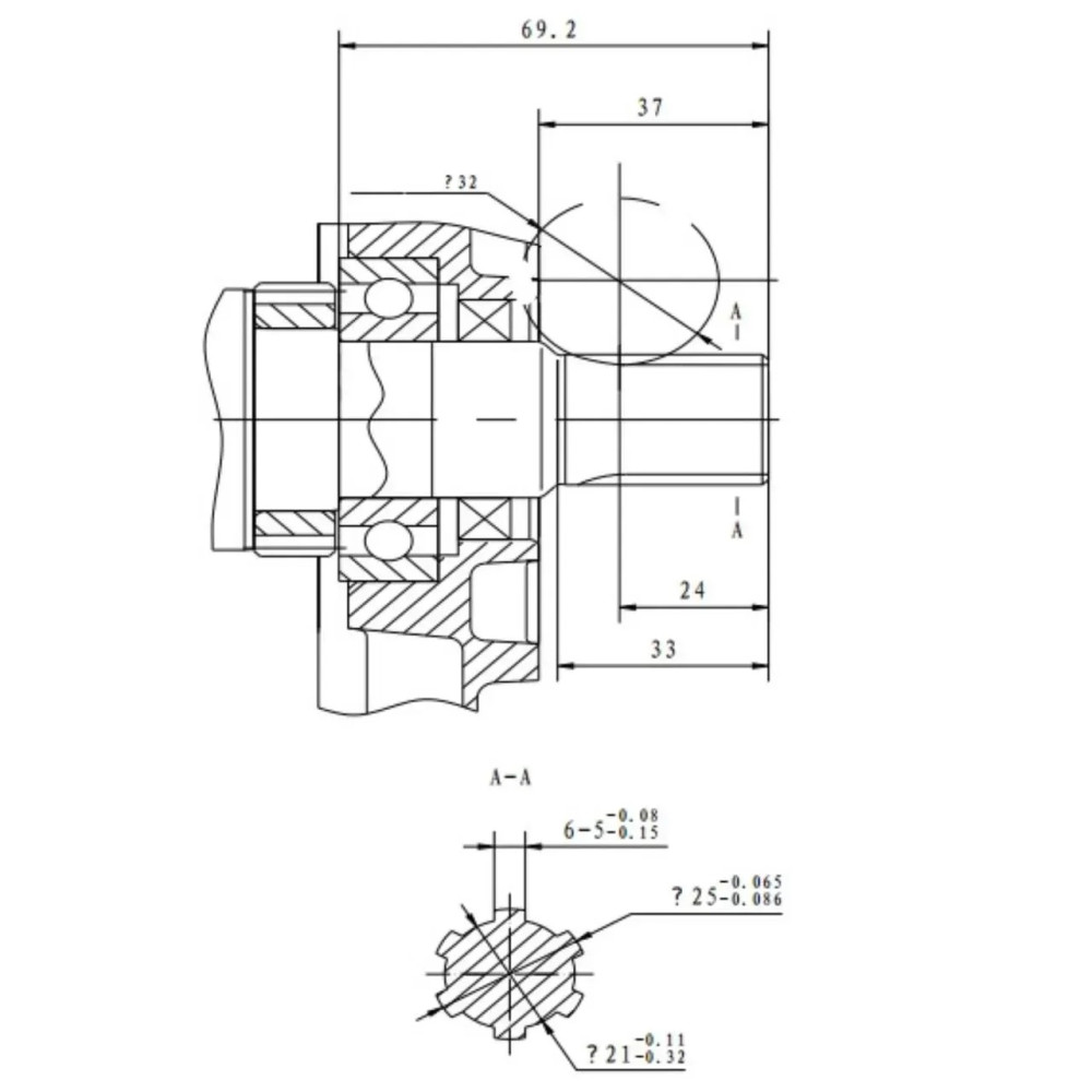 Двигатель бензиновый 16 л.с., шлицы Weima WM190F-T