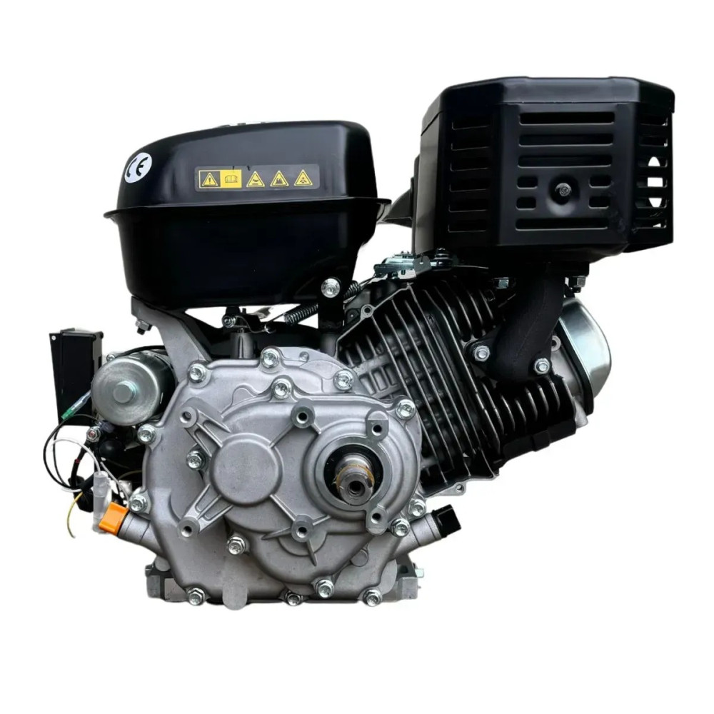 Двигатель с редуктором бензиновый 18 л.с., шпонка 25 мм GrunWelt GW460E-L