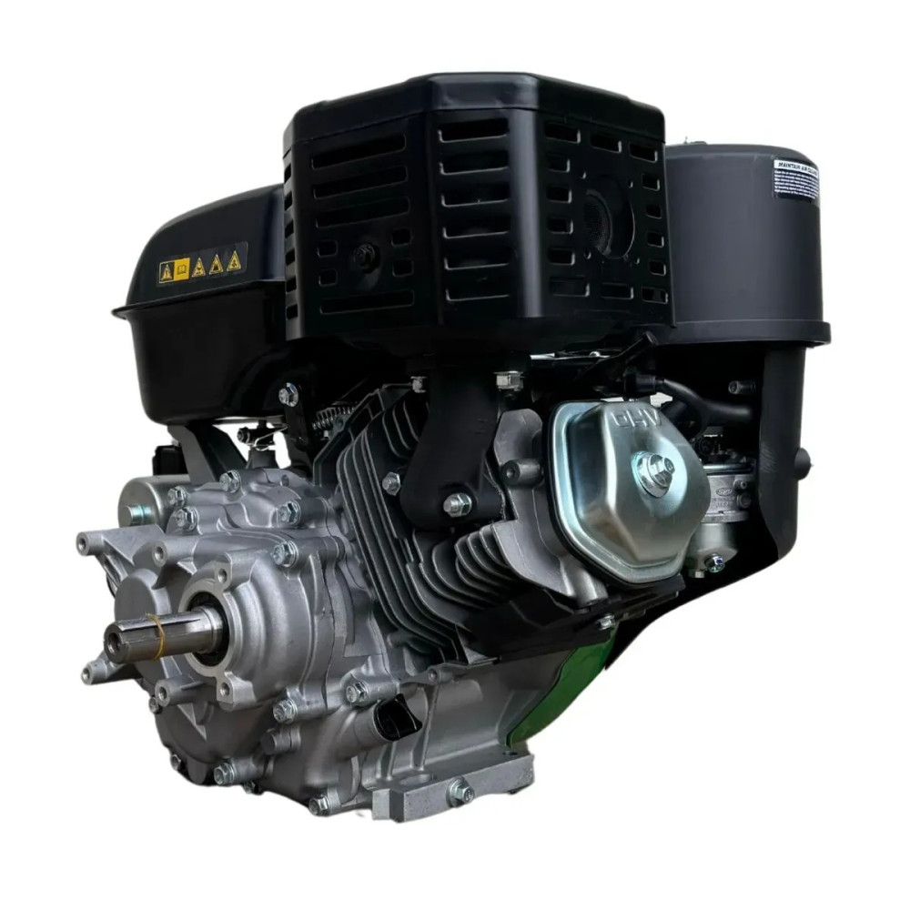 Двигатель с редуктором бензиновый 18 л.с., шпонка 25 мм GrunWelt GW460E-L