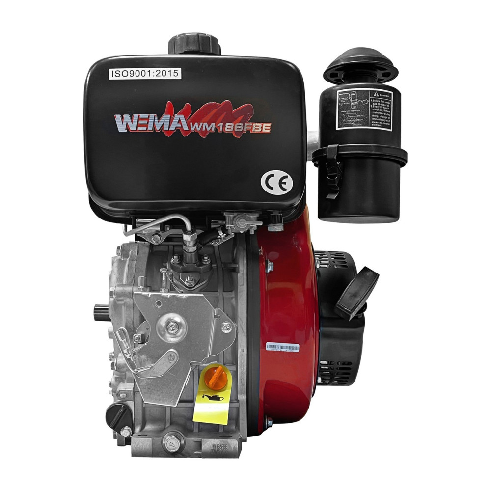 Двигатель дизельный 9.5 л.с., шлицы, эл.стартер Weima WM186FBE