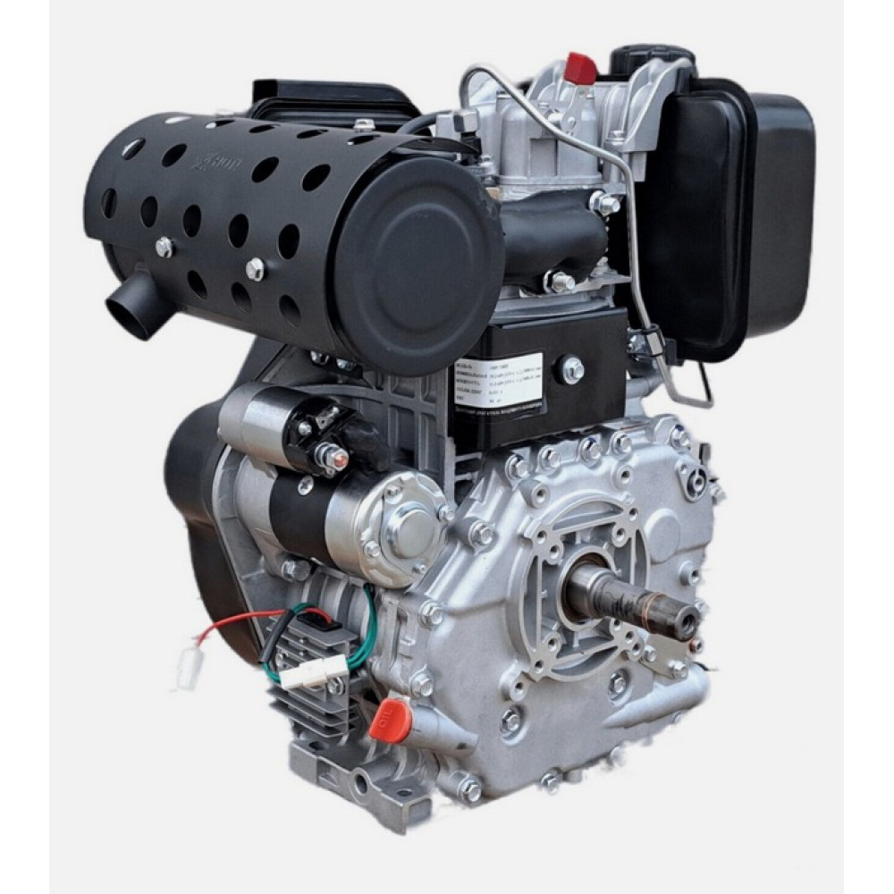 Двигатель дизельный 15 л.с., шпонка 25 мм, эл.старт Weima WM195FE