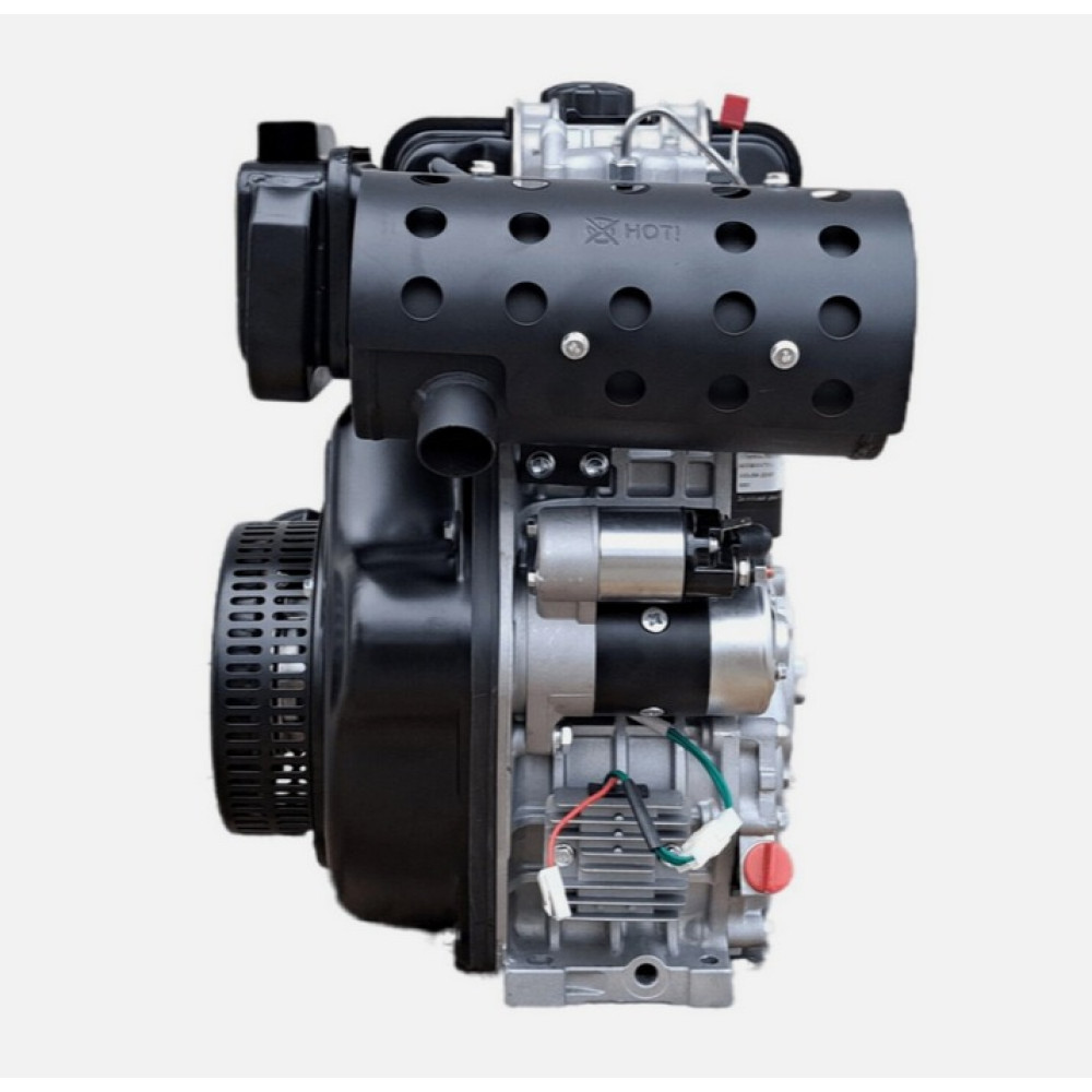 Двигатель дизельный 15 л.с., шпонка 25 мм, эл.старт Weima WM195FE
