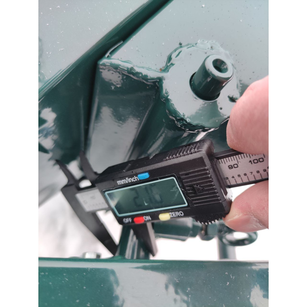 Картофелесажалка для мотоблока однорядная, бункер 34 л Буковинка