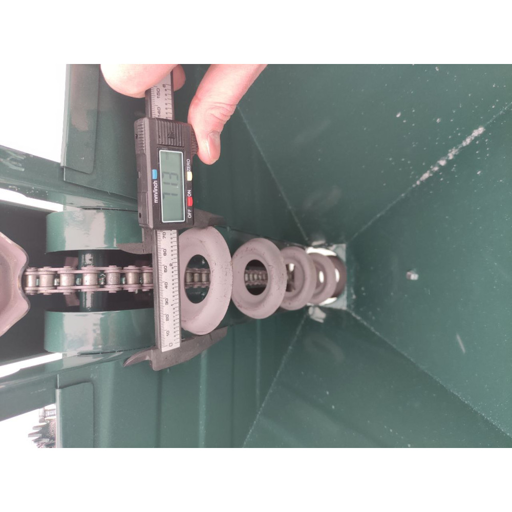 Картофелесажалка для мотоблока однорядная, бункер 34 л Буковинка