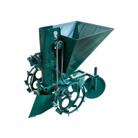 Картофелесажалка для мотоблока однорядная, бункер 34 л Буковинка