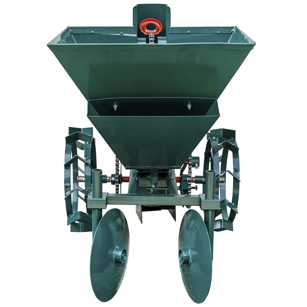 Картофелесажалка для мотоблока однорядная 34 л с бункером для удобрений Буковинка 