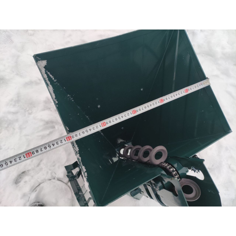 Картофелесажалка для мотоблока однорядная 34 л с бункером для удобрений Буковинка 