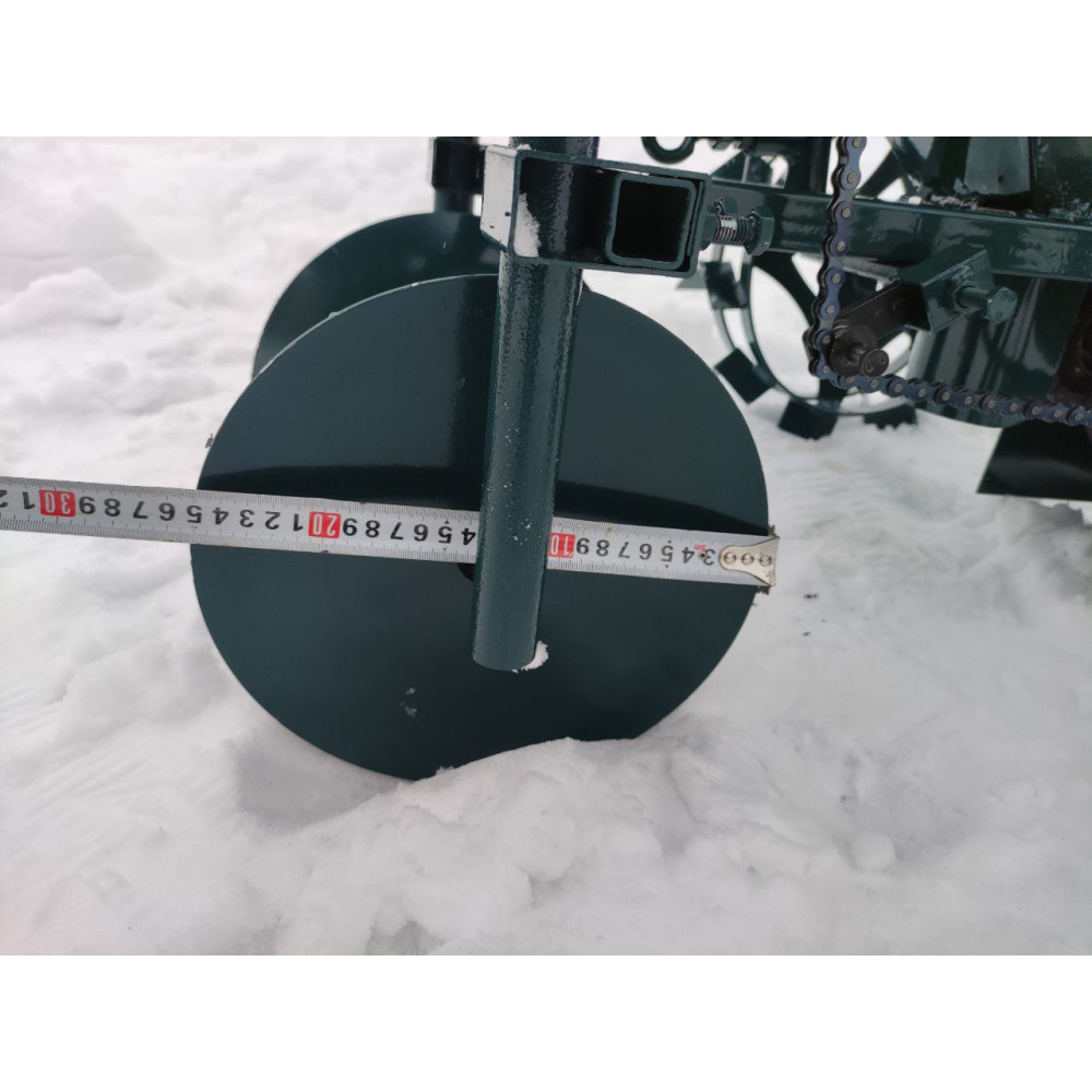 Картофелесажалка для мотоблока однорядная 34 л с бункером для удобрений Буковинка 