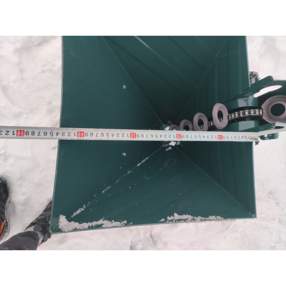 Картофелесажалка для мотоблока однорядная 34 л с бункером для удобрений Буковинка 