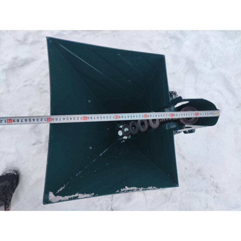 Картофелесажалка для мотоблока однорядная 34 л с бункером для удобрений Буковинка 