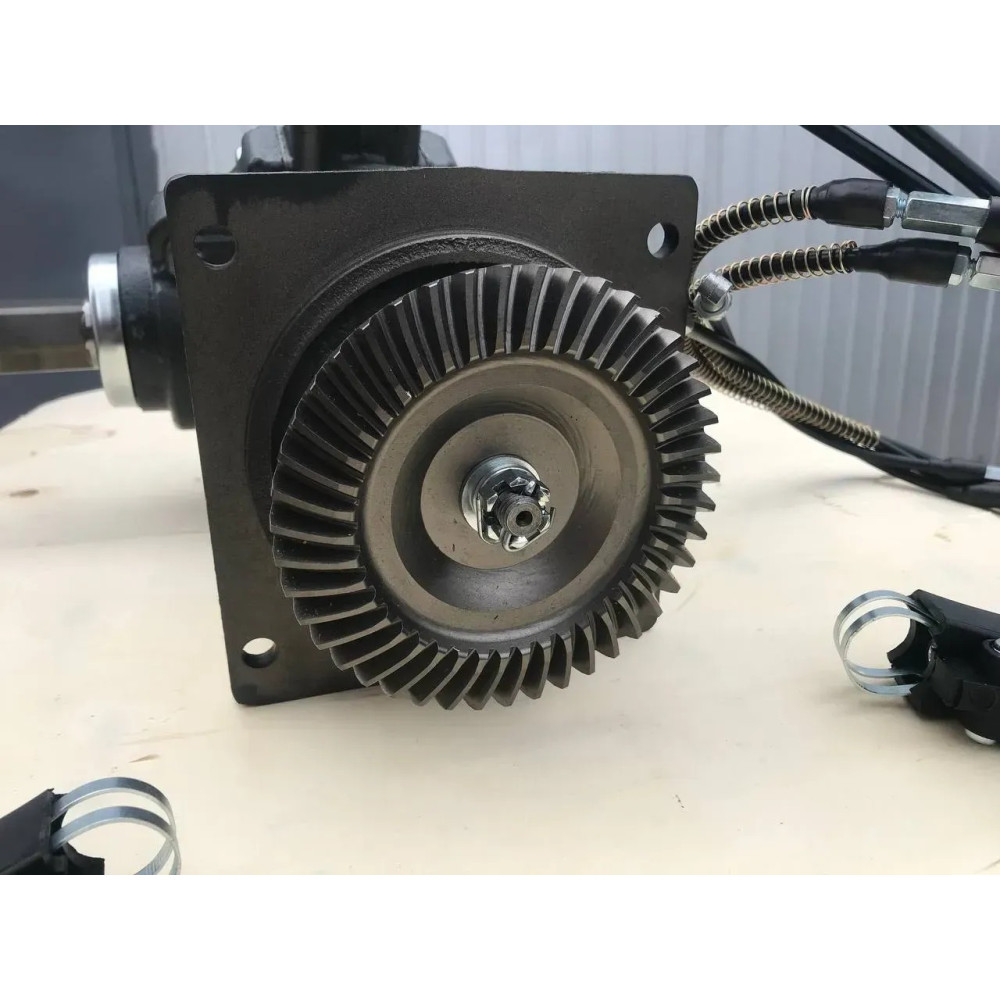 Редуктор с дифференциалами для мотоблока (нога с разблокираторами)