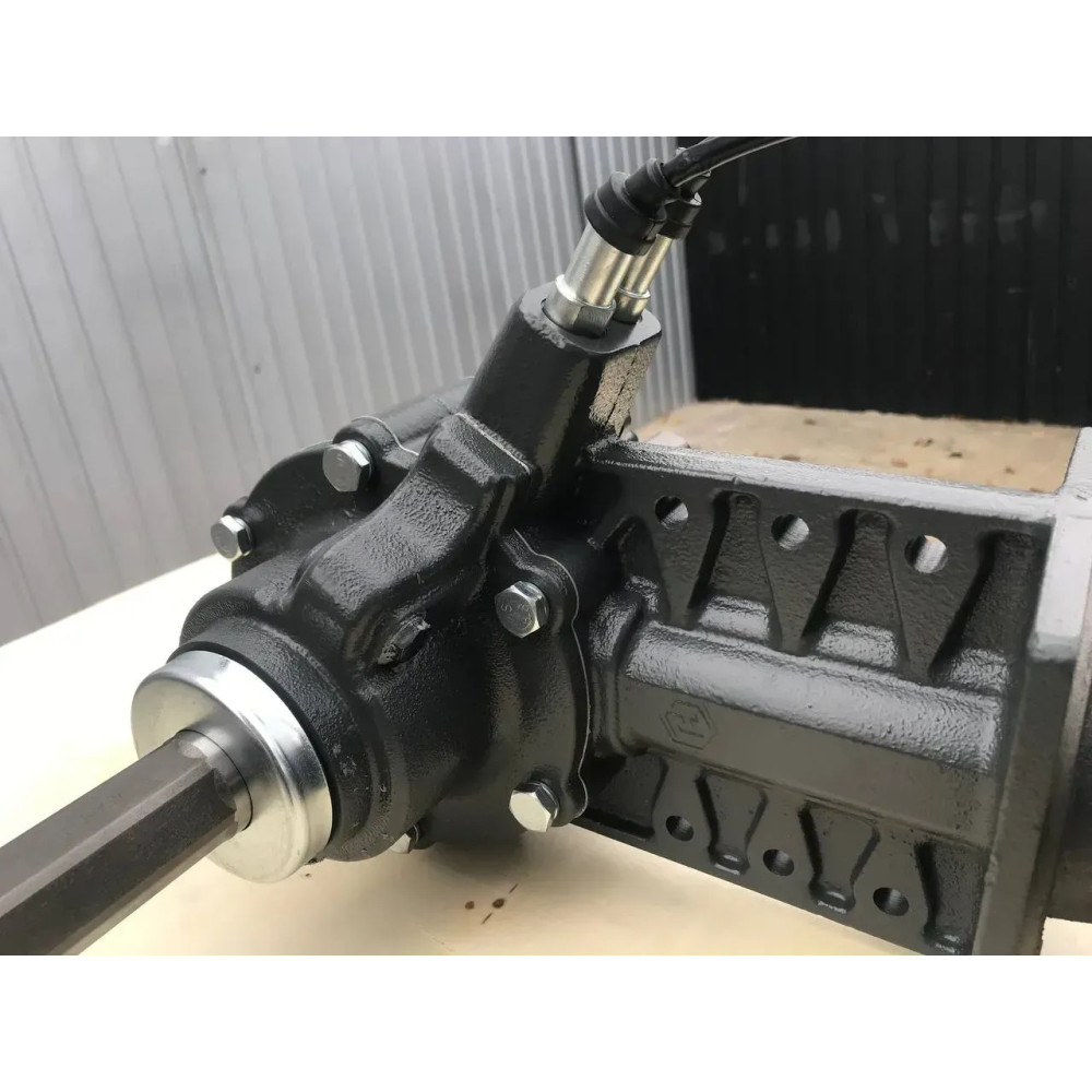 Редуктор с дифференциалами для мотоблока (нога с разблокираторами)