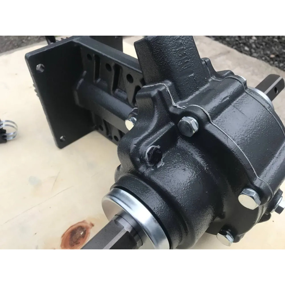 Редуктор с дифференциалами для мотоблока (нога с разблокираторами)