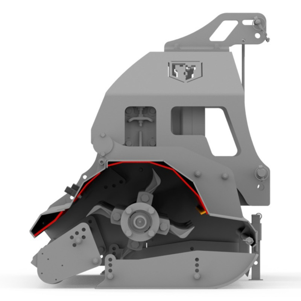 Мульчирователь садовый навесной 1.55 м гидросмещение, откр. крышка Stark KMH 155 + Profi