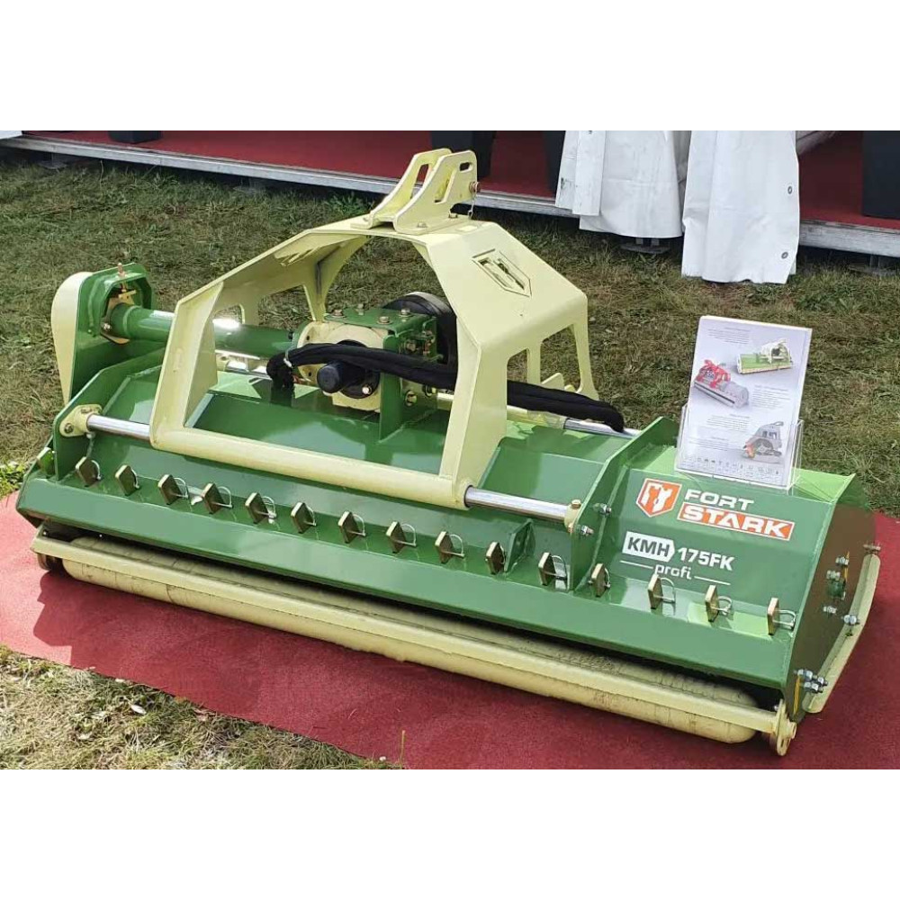 Косилка мульер 1.75 м с молотками, граблями и гидросдвигом KMH 175FK PROFI STARK